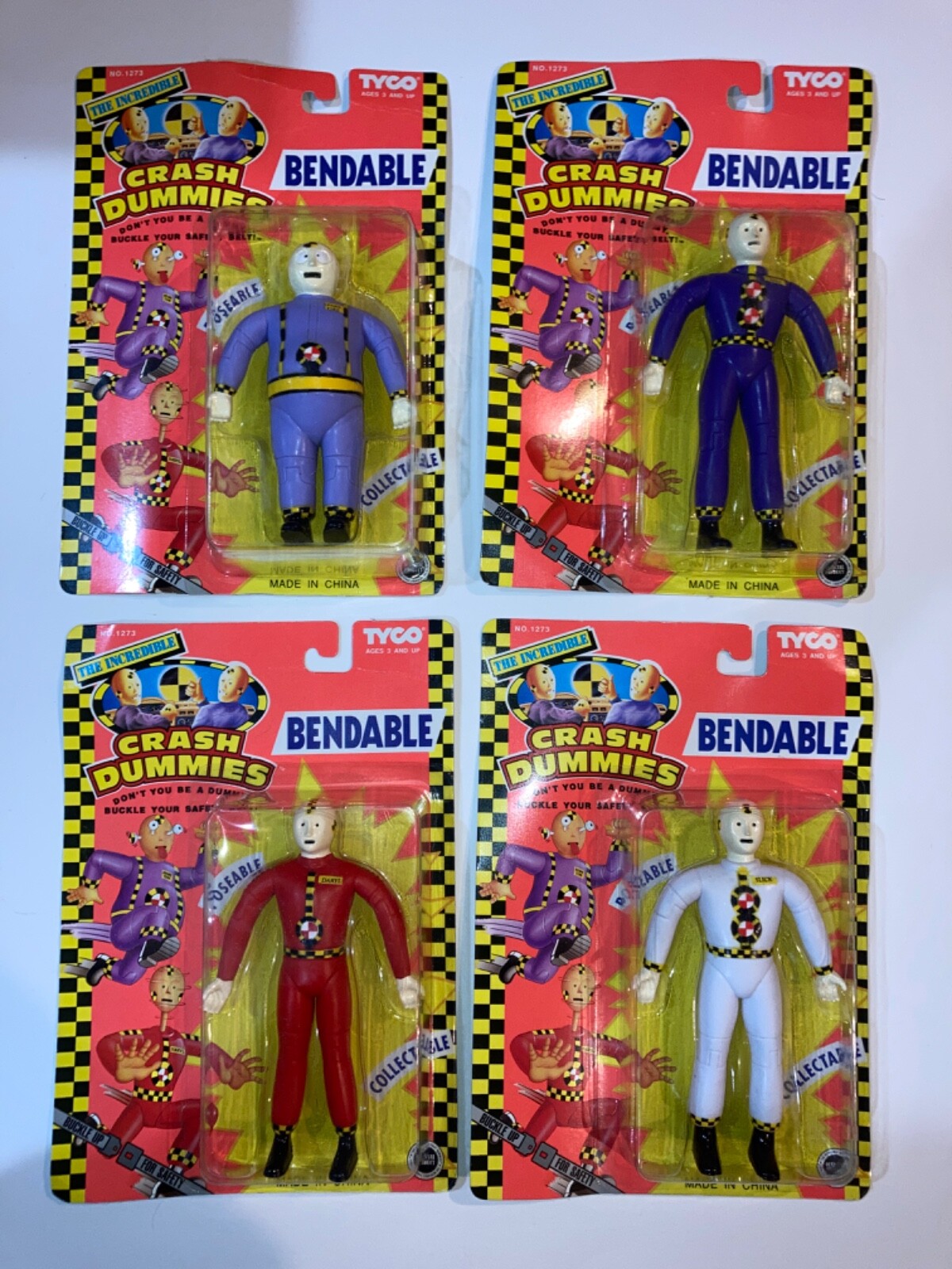 New Sealed 1991 Tyco Incredible Crash Dummies Action Figure