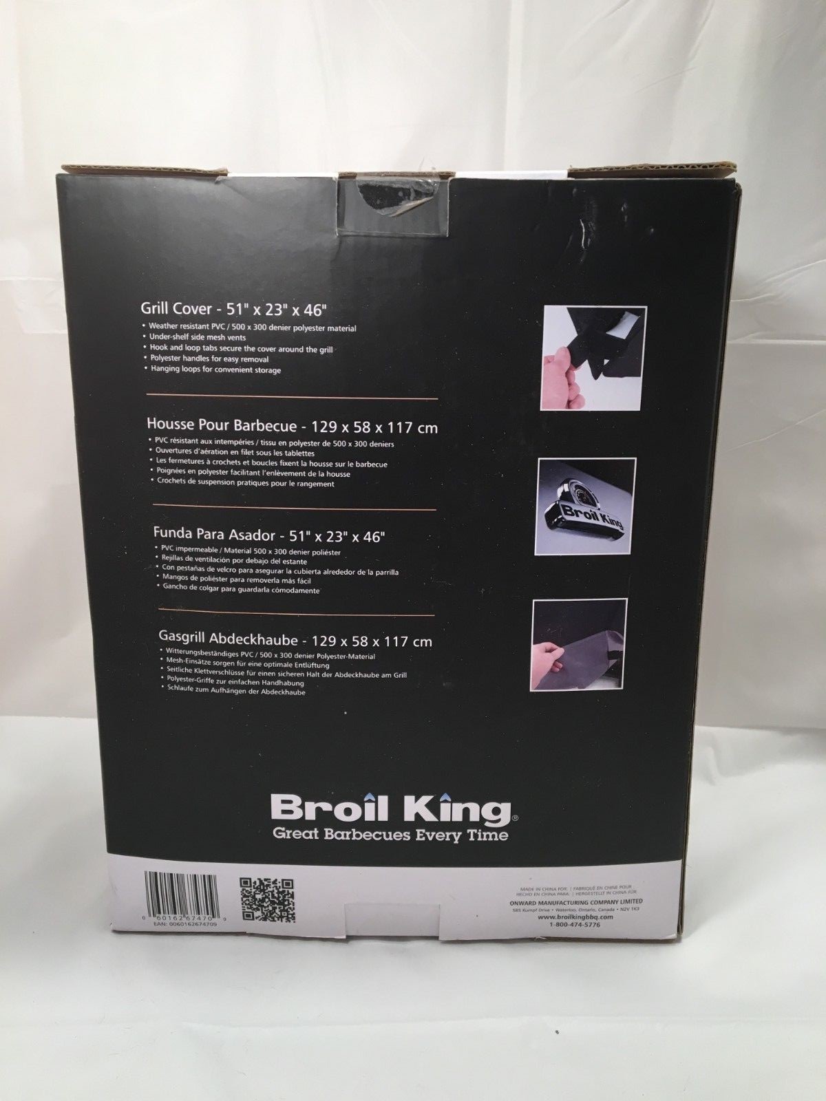 Broil King Black Grill Cover 51
