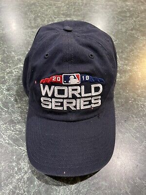 '47 Brand 2018 World Series Navy Blue Clean Up Strapback Hat Cap