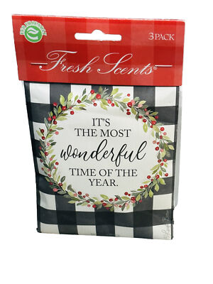 Bridgewater It's The Most Wonderful Scented Sachets 1ea 3 Pack 115 Ml 1 Bag-NEW