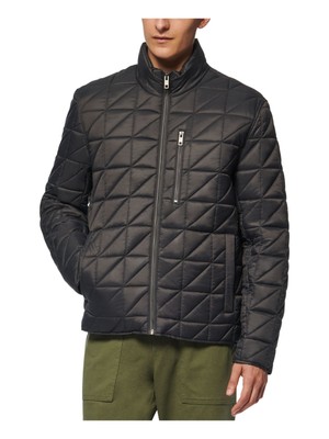 

MARC NEW YORK Мужское черное пальто на молнии, Черный, MM9AQ563