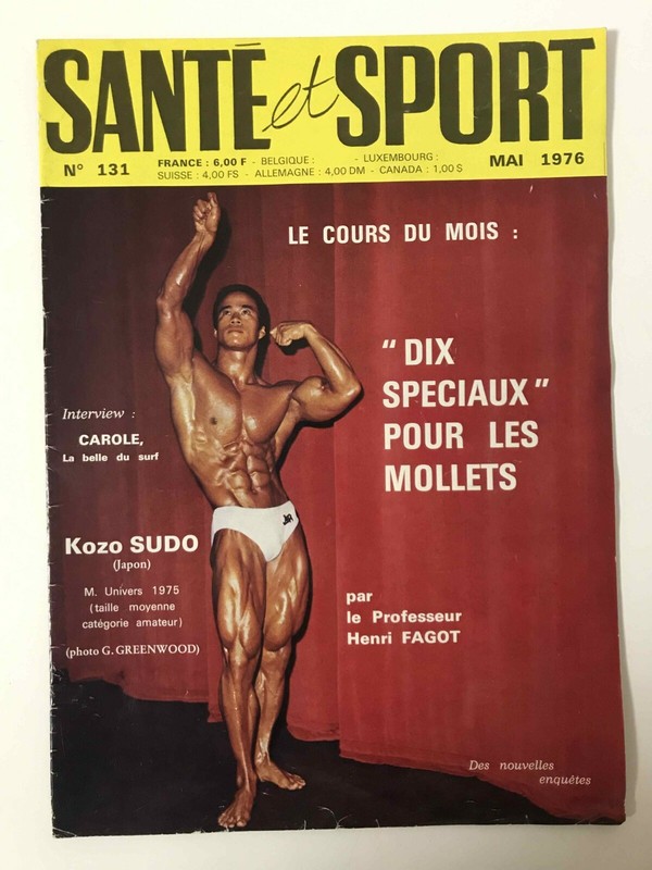 âºSante Et Sport NÂ°131 - 1976 - Kozo Sudo - Dave Draper - Sarrebruck