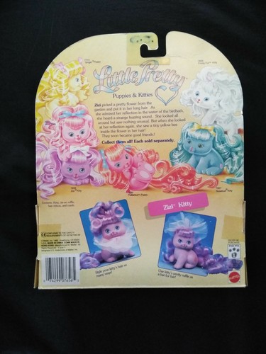 Mattel Little Pretty Kitty Nip Zizi g1 1989 My pony 80s old vintage New toy TV