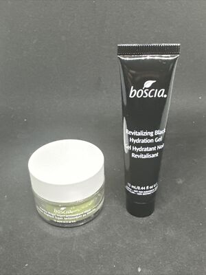 Boscia Matcha Magic Super Antioxidant Mask .44 oz & Black Hydrating Gel .44 oz