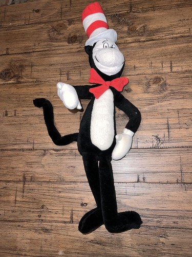 Dr. Seuss Cat in The Hat Official Movie Merch 2003 Posable Arms 21” Plush