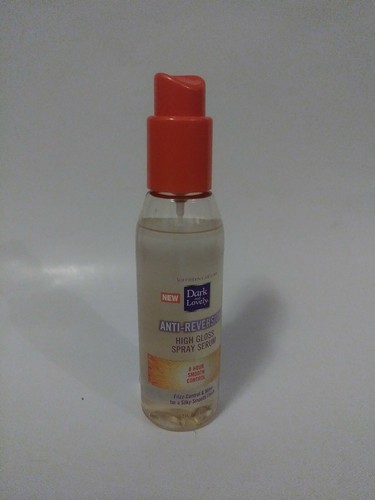 Dark and Lovely Anti Reversion High Gloss Spray Serum 4.2 oz Frizz Control Shine