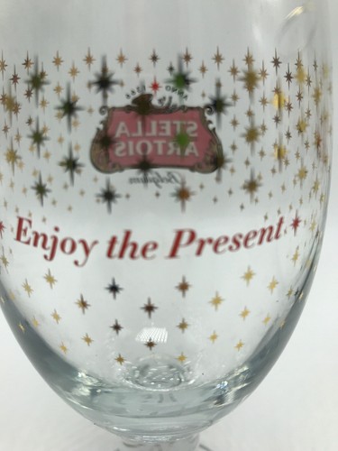 Stella Artois Holiday Beer Chalice Glasses Set of Two (2) 33 cl