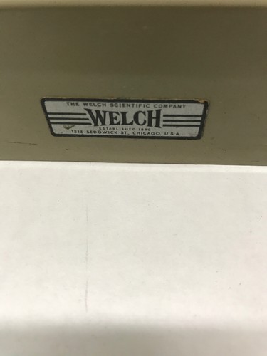 Vintage Welch Scientific Gram Weight Set In Case, 2 g to 500 g