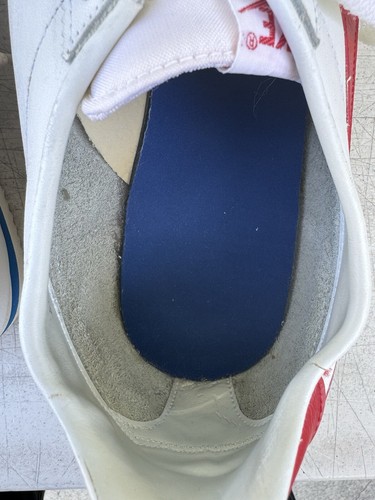 Vintage 80s 1982 Nike Cortez Forrest Gump Shoe Red White Blue 820406 PYI Sz 15