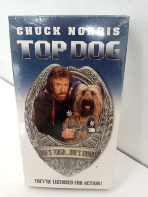 Top Dog VHS VCR Video Tape Movie Chuck Norris in shrink wrap 