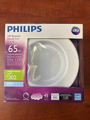 Philips LED Retrofit Dimmable 5 /6  Recessed Lighting Fixture Daylight