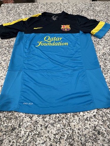 Barcelona Nike シャツ 青 赤 Qatar Foundation Barcelona Nike シャツ 青 赤 Qatar Foundation - メルカリ