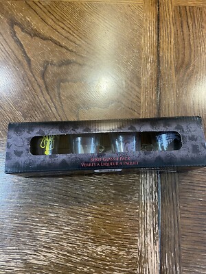 Game of Thrones 4 shot glass set, Houses Stark, Targaryen, Lanister, Greyjoy NEW