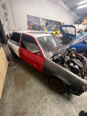 ford fiesta mk3 rs 1800 rolling shell engine gearbox loom brakes