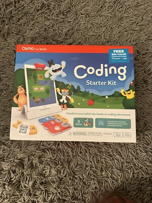Osmo Coding Starter Kit for iPad 3 Learning Games Stem Toy