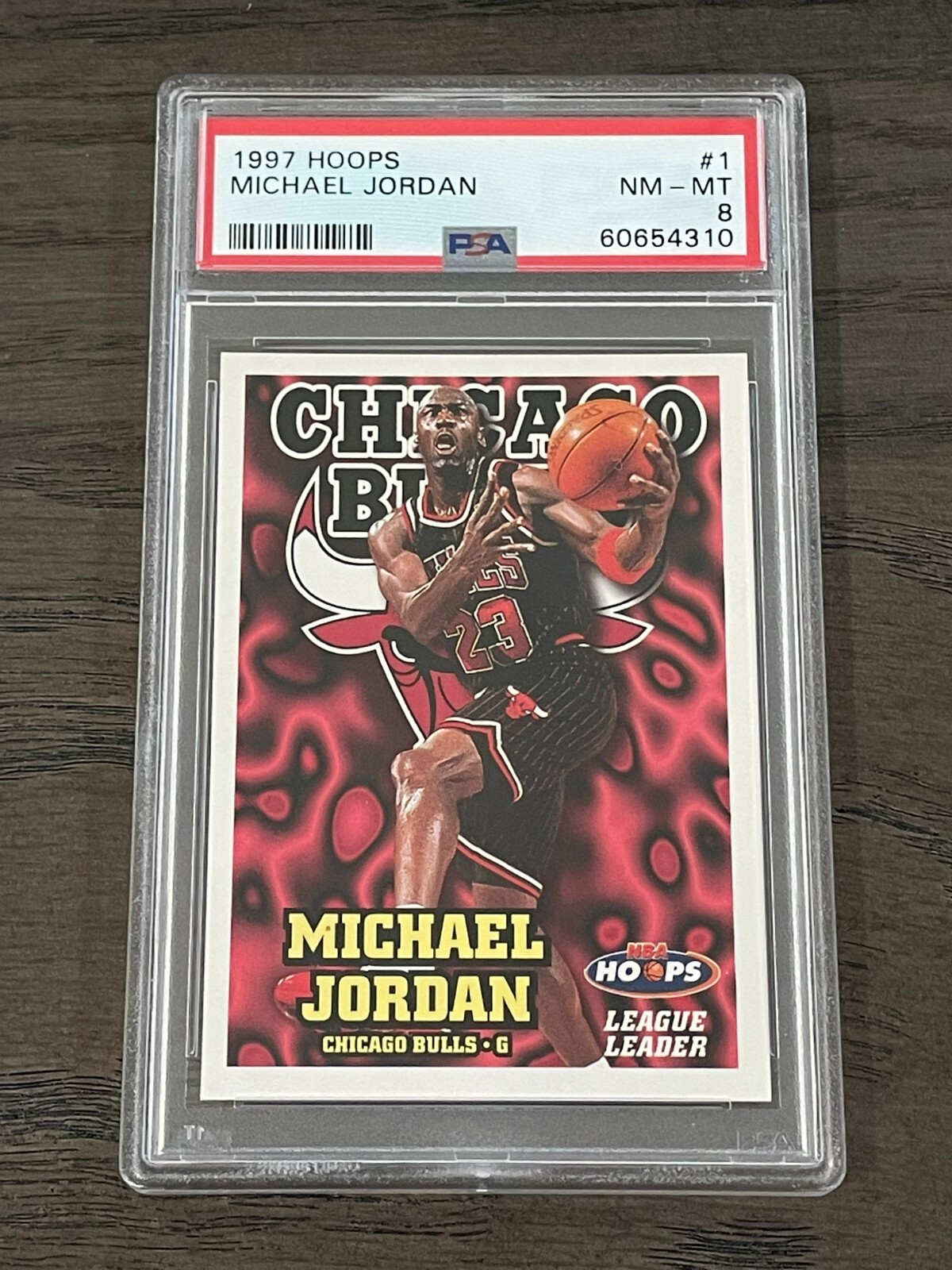 1997-98 NBA Hoops Michael Jordan #1 PSA 8 Chicago Bulls | eBay