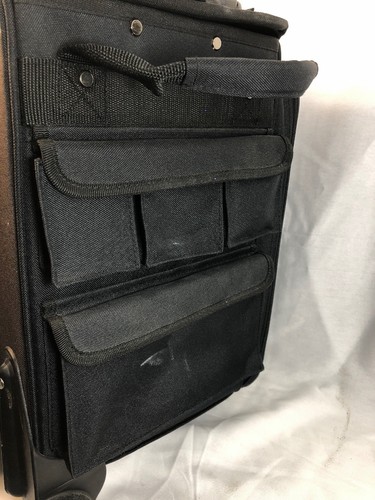 Scrapbook Rolling Travel Tote Crop in Style NA Navigator Crafts Black