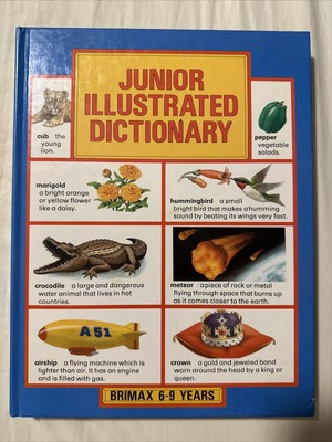 Junior Illustrated Dictionary BRIMAX 6-9 Years Home Education Book VG+