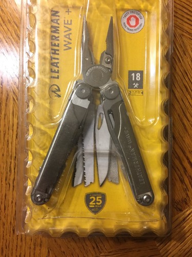 Leatherman 832563 Wave PLUS! 18 MultiTool Black Nylon Sheath