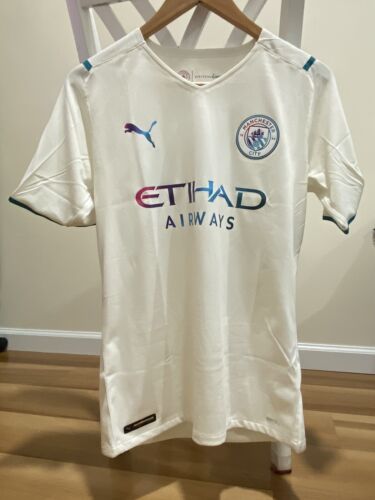 MANCHESTER CITY MATCH ISSUE 2021/22 AWAY JERSEY PUMA SOCCER MANCHESTER CITY MATCH ISSUE 2021/22 AWAY JERSEY PUMA SOCCER
