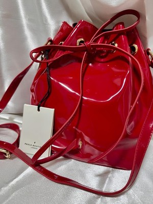 Borsa secchiello Vintage - Pauls Boutique London rosso vernice
