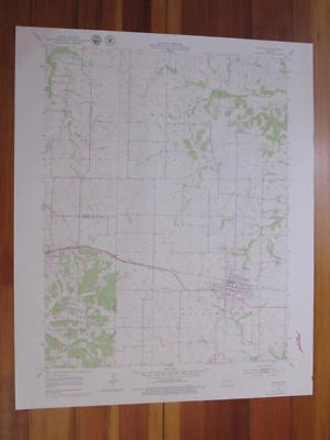 Tipton Missouri 1979 Original Vintage USGS Topo Map