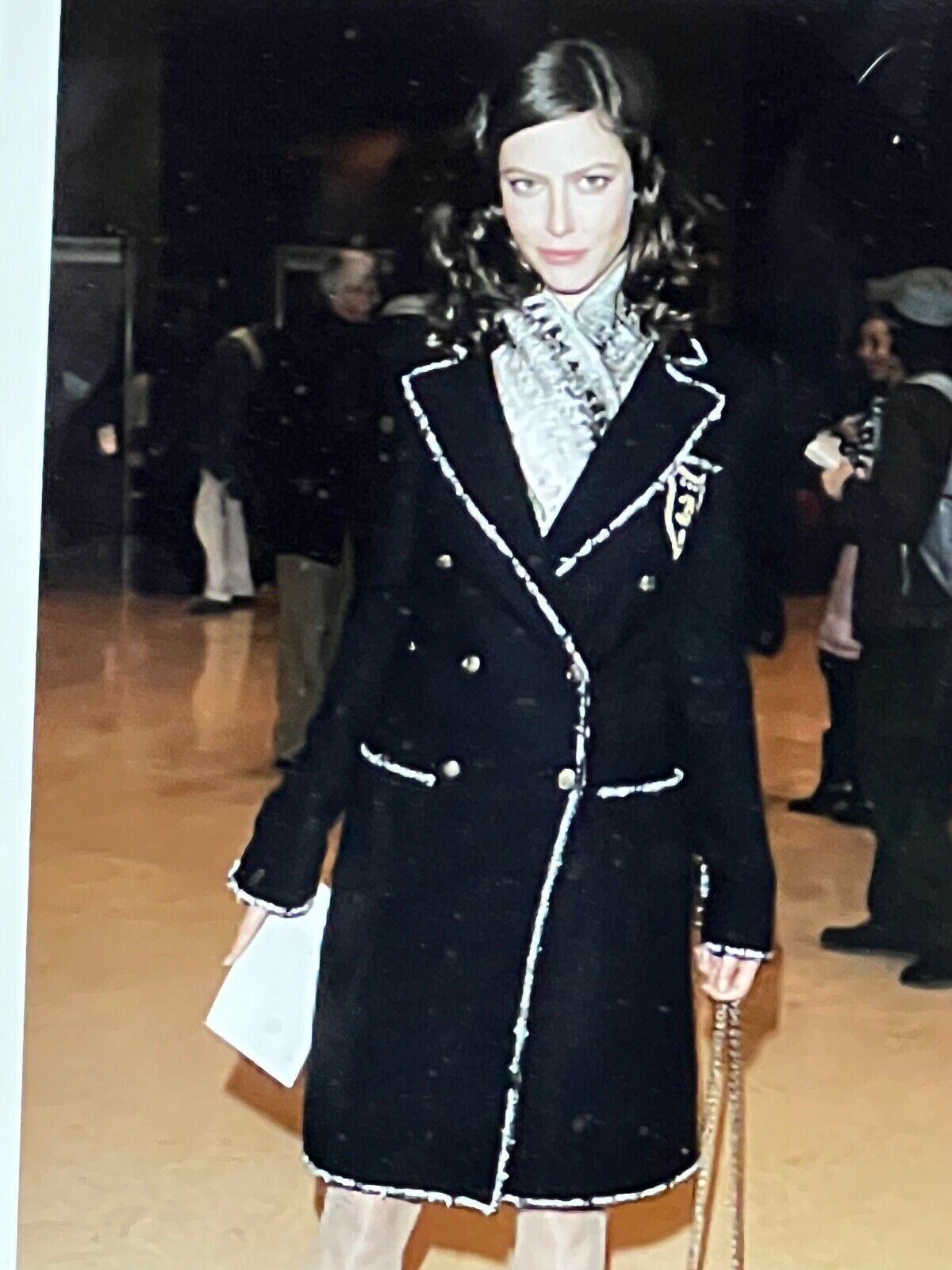 CHANEL VINTAGE 05C NEW BLACK TWEED JACKET GOLD CHANEL 5 CHANEL VINTAGE 05C NEW BLACK TWEED JACKET GOLD CHANEL 5
