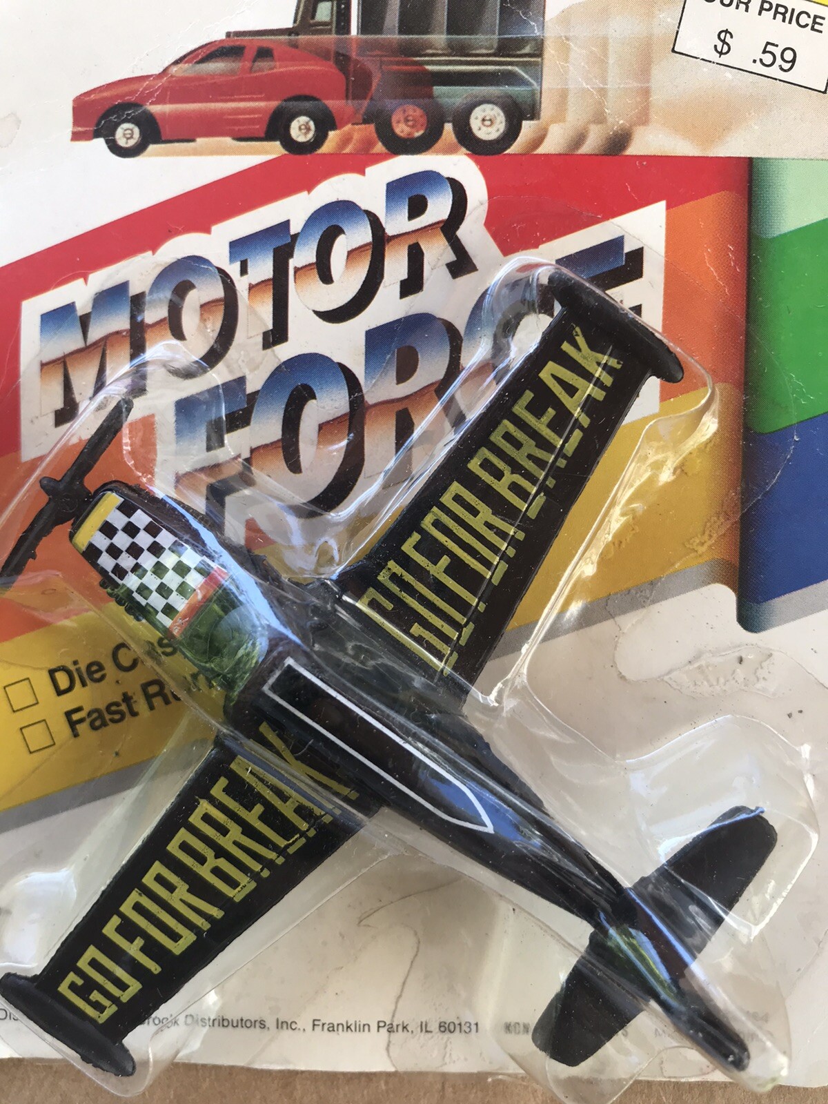 Motor Force Diecast Aeroplane 3 1/2"