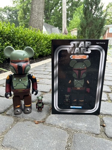 MEDICOM TOY - Bearbrick x Star Wars Boba Fett 100・400% star-wars-medicom-toy-boba-