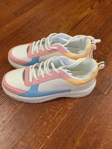 Womens Shein Colorblock Tennis Shoes | eBay
