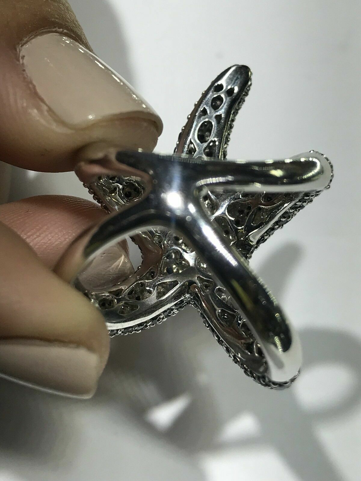 Pre-owned Online0369 1.38 Ct Rd Black White Cubic Zirconia Mens Oct Opus Ring 925 Sterling Silver In Yellow