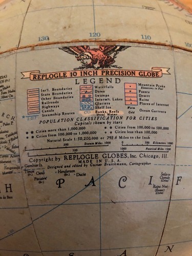 VINTAGE GLOBE REPLOGLE 10 INCH PRECISION