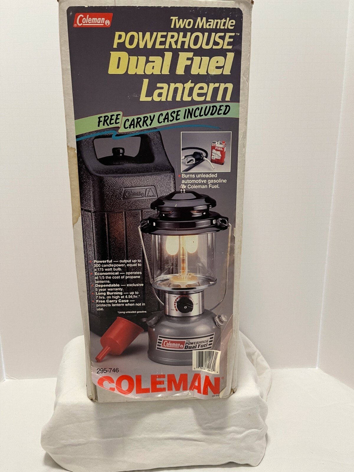 Coleman 2 Mantle Dual Fuel Liquid Lantern 295746 With Box and Carry Case のeBay公認海外通販｜セカイモン