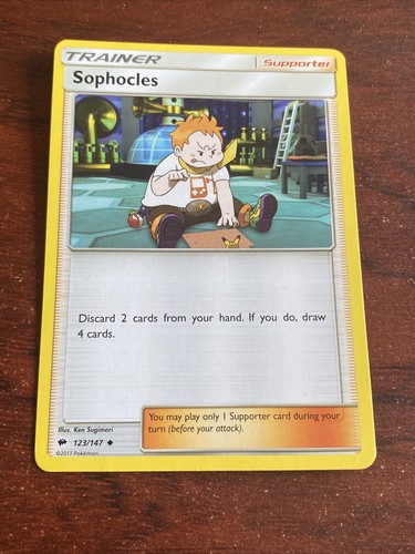 素晴らしい価格 Sophocles Pokemon 123/147 eBay | B9891 Shadows Burning Uncommon ポケモンカードゲーム