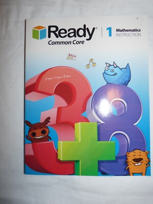 Ready Common Core 1/1st Mathematics Instruction Book - New