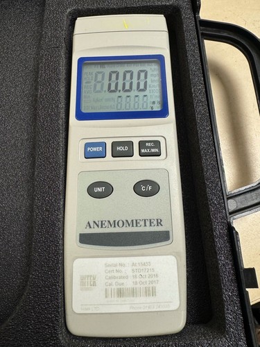 HHF 802 Anemometer Wind Speed Meter Handheld Weather Measurement