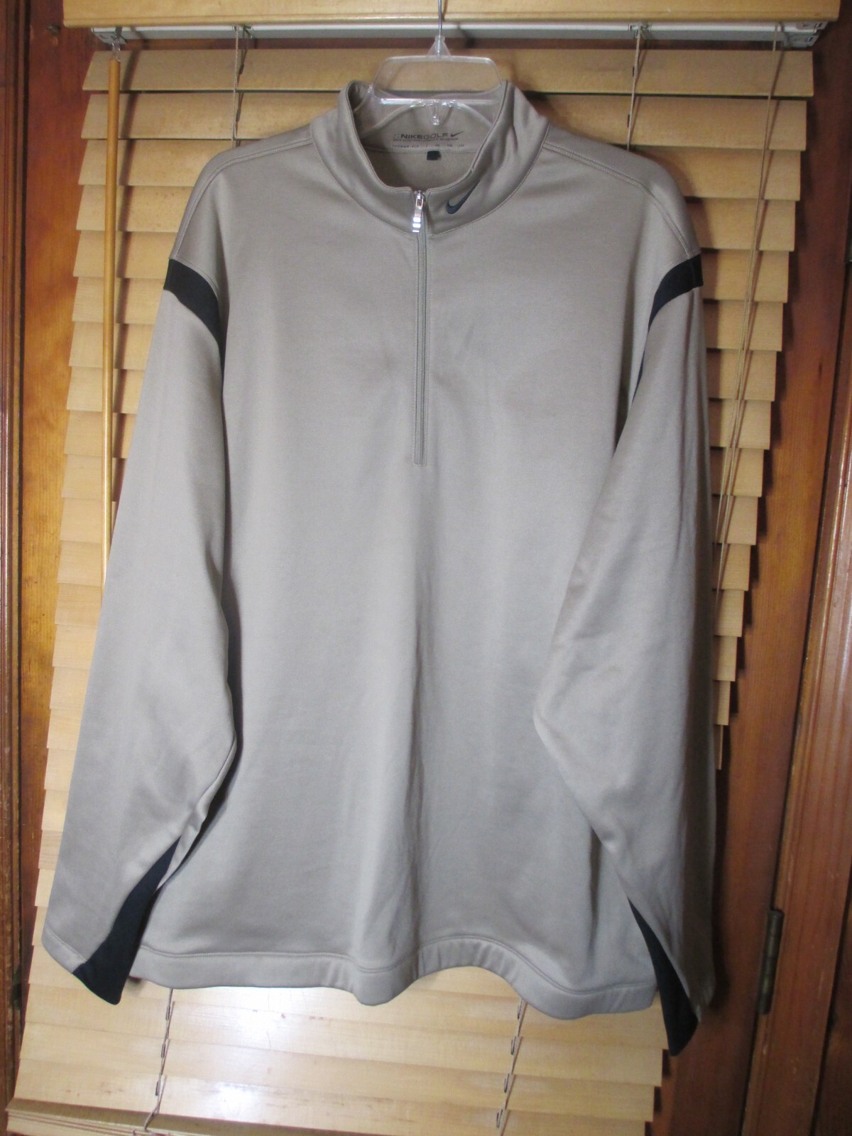Nike Golf Therma-Fit Men's 2XL Brown 1/4 Zip Fleece Pullover
