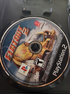 FlatOut 2 (Sony PlayStation 2, 2006) game only wrong box