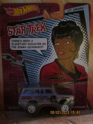 HOT WHEELS  Star Trek ** Lt. Uhura ** Jeep Wagoneer R/R's Rare & VHTF