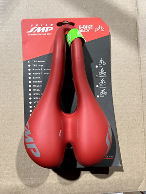 Selle SMP TRK Medium Cutaway Saddle, 280 x 160mm - RED *NEW*