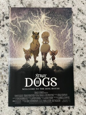 Stray Dogs # 3 NM 4th Print Blank Variant Image Comic Book Beware Of Dogs 4 SM14