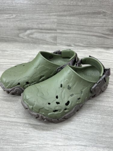 Crocs All-Terrain Atlas Clog Army Green Espresso Sandals Crocs All-Terrain Atlas Clog Army Green Espresso Sandals