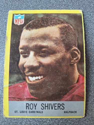 1967 Philadelphia - [Base] #164  Roy Shivers ROOKIE Cardinals Football Card z256
