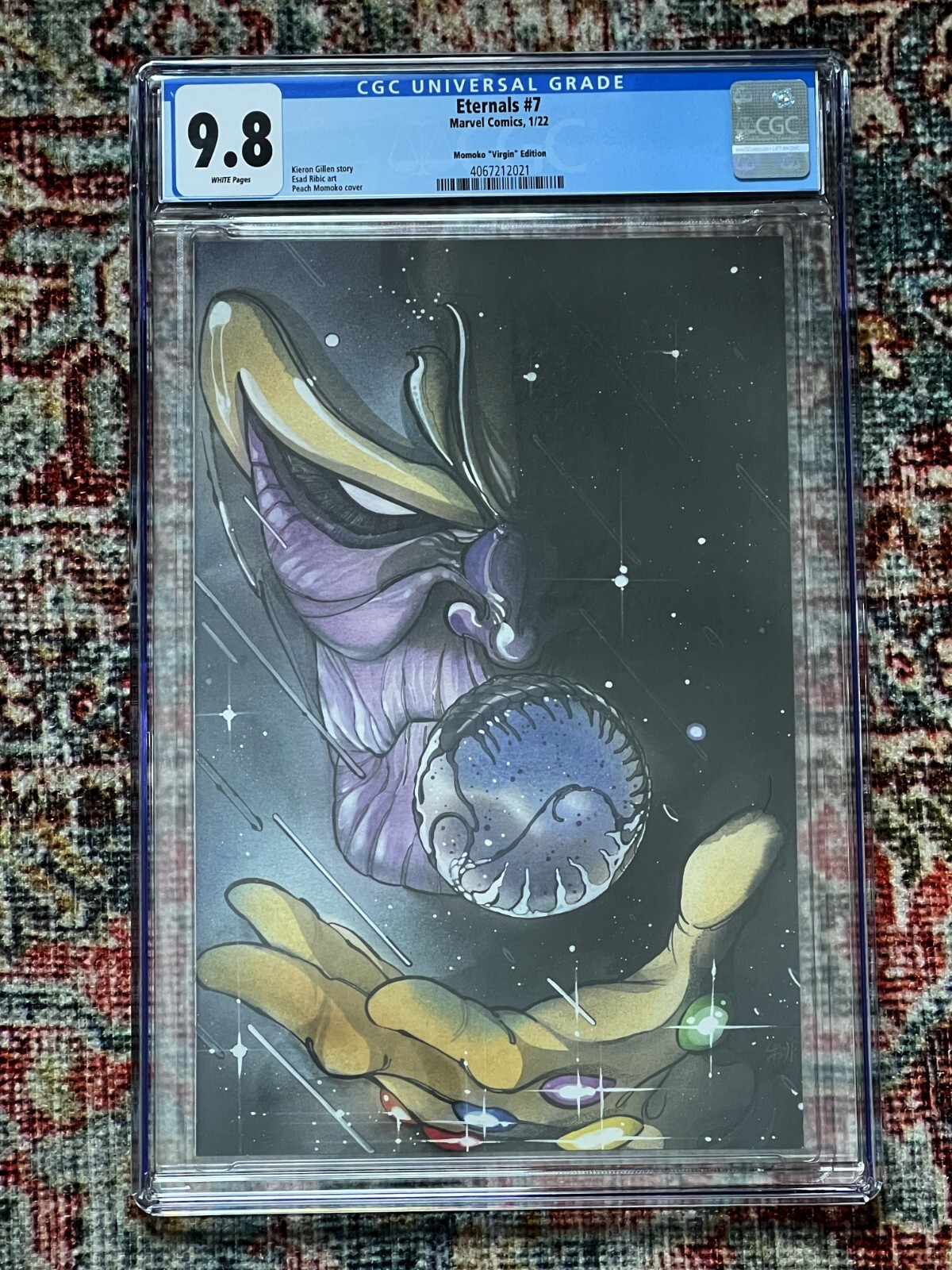 Eternals #7 CGC 9.8 Peach Momoko Virgin Variant 1:50 NM+
