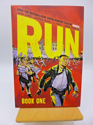 Run: Book One | Lewis and Aydin |  Abrams Comicarts | SIGNED | 2021