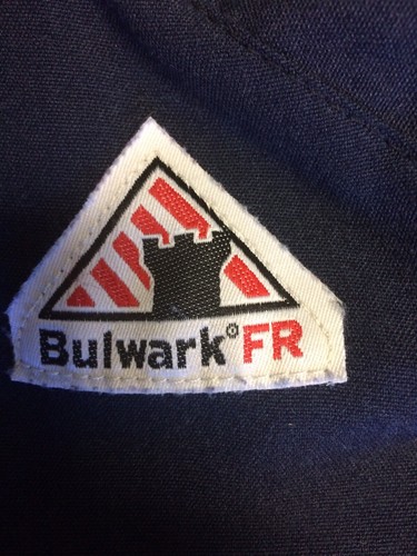 BULWARK FR FLAME/FIRE RESISTANT NAVY BLUE VEST JACKET LINER SIZE MEDIUM REGULAR