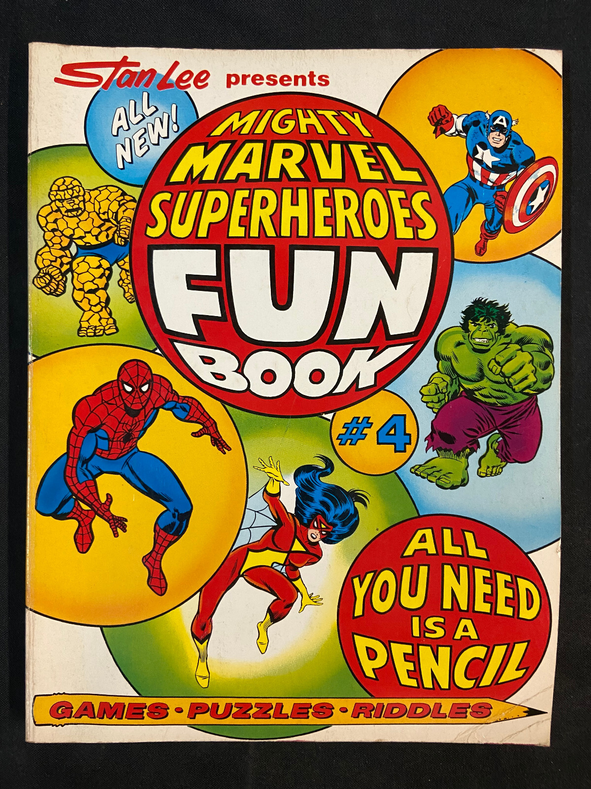MIGHTY MARVEL SUPERHEROES FUN BOOK #4 1978 UNUSED | eBay