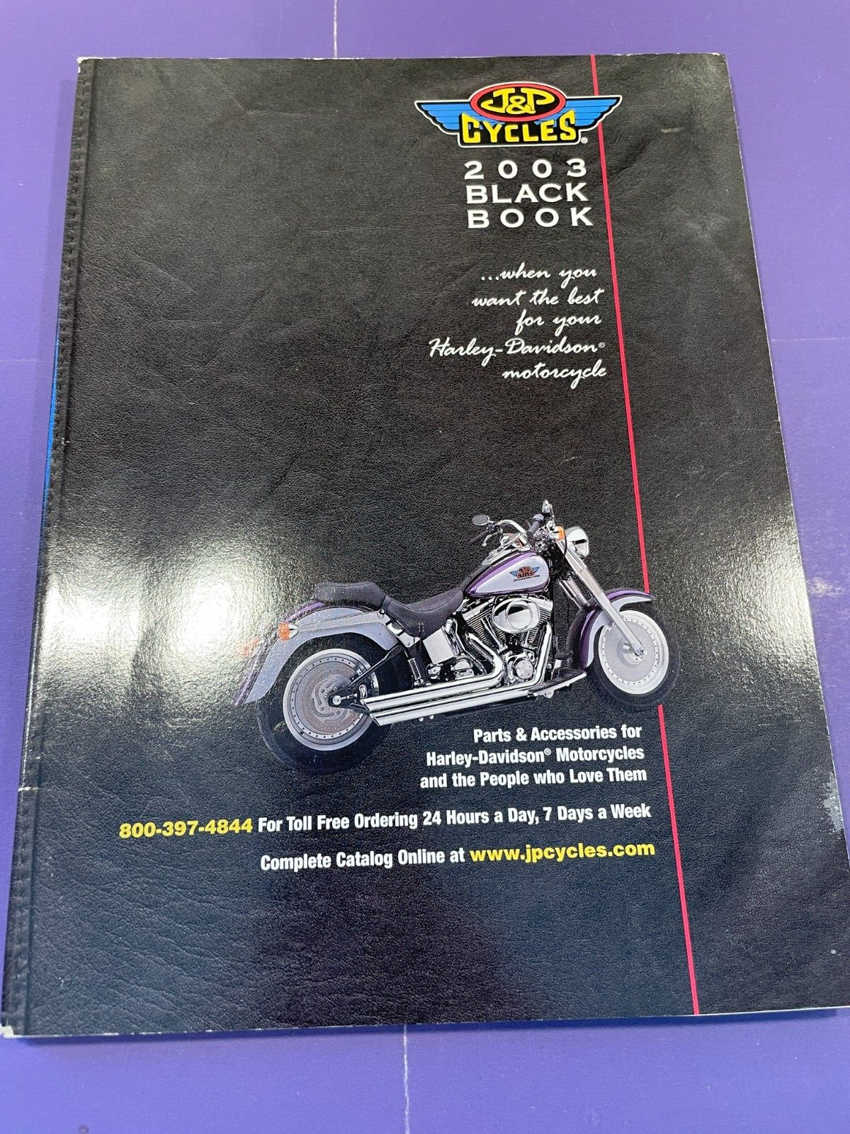 ☆♡ 2003 Black Book J & P Cycles for Harley Davidson Motorcycles