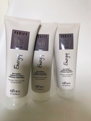 Kaaral PURIFY Energy Menthol Daily  conditioner 8.8 oz Lot Of 3