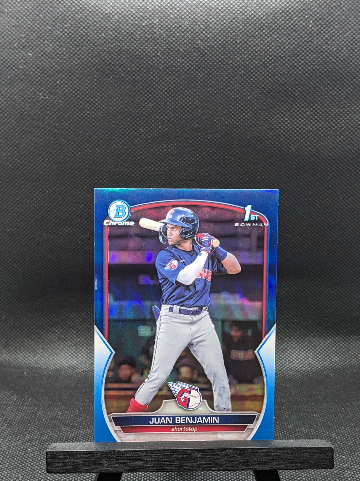 2023 Bowman Chrome Juan Benjamin 1st Blue Refractor #136/150